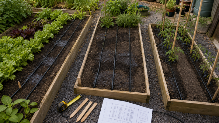 Raised Bed Drip Irrigation Layout: Plan the Right Setup