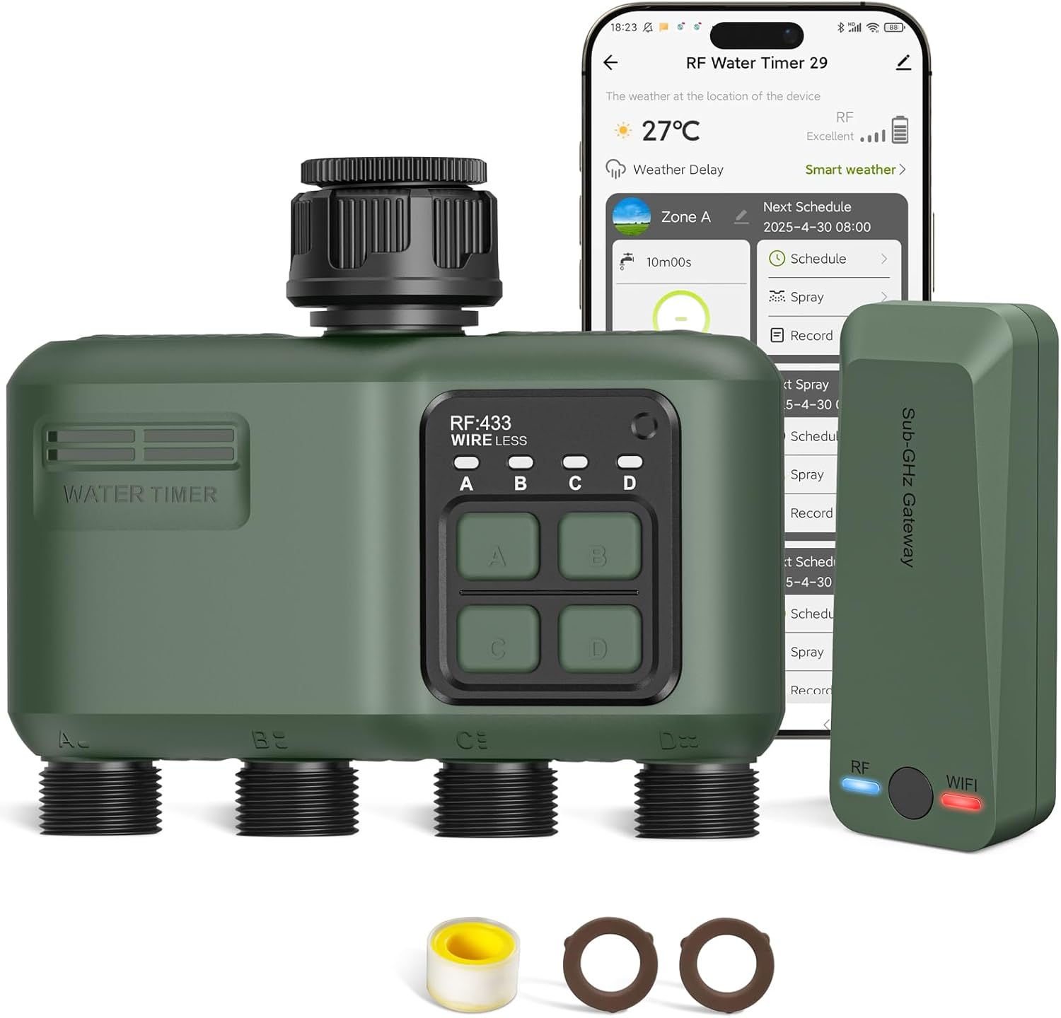 HydroSure vs Johgee Water Timer Comparison